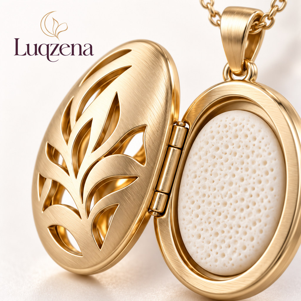Luqzena™ Petal Key Scent Locket