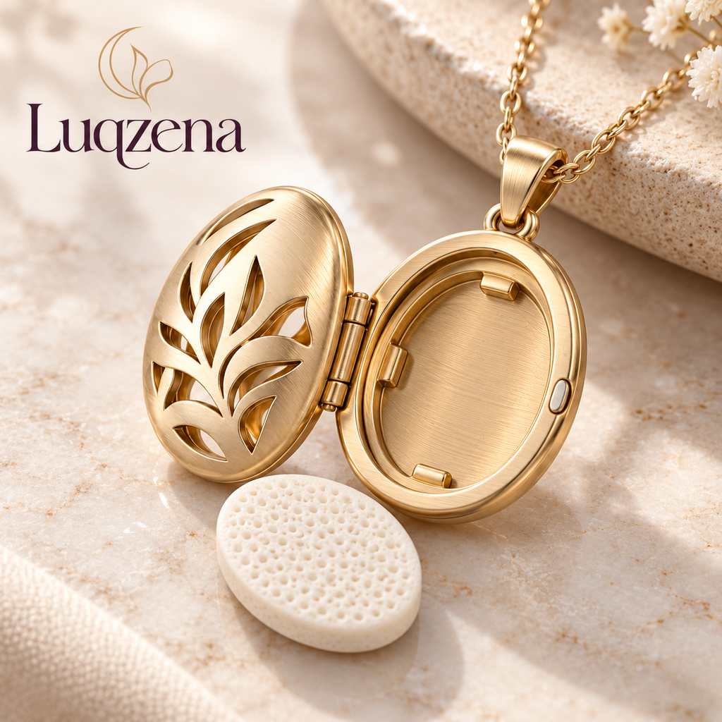 Luqzena™ Petal Key Scent Locket