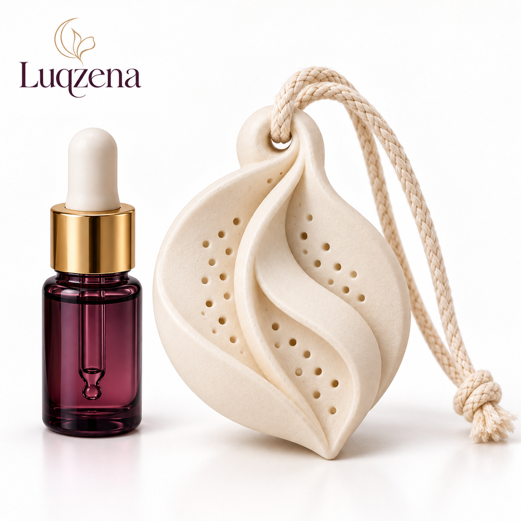 Luqzena™ Scent Fold Ceramic Talisman