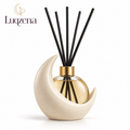 Luqzena™ Crescent Hearth Reed Diffuser